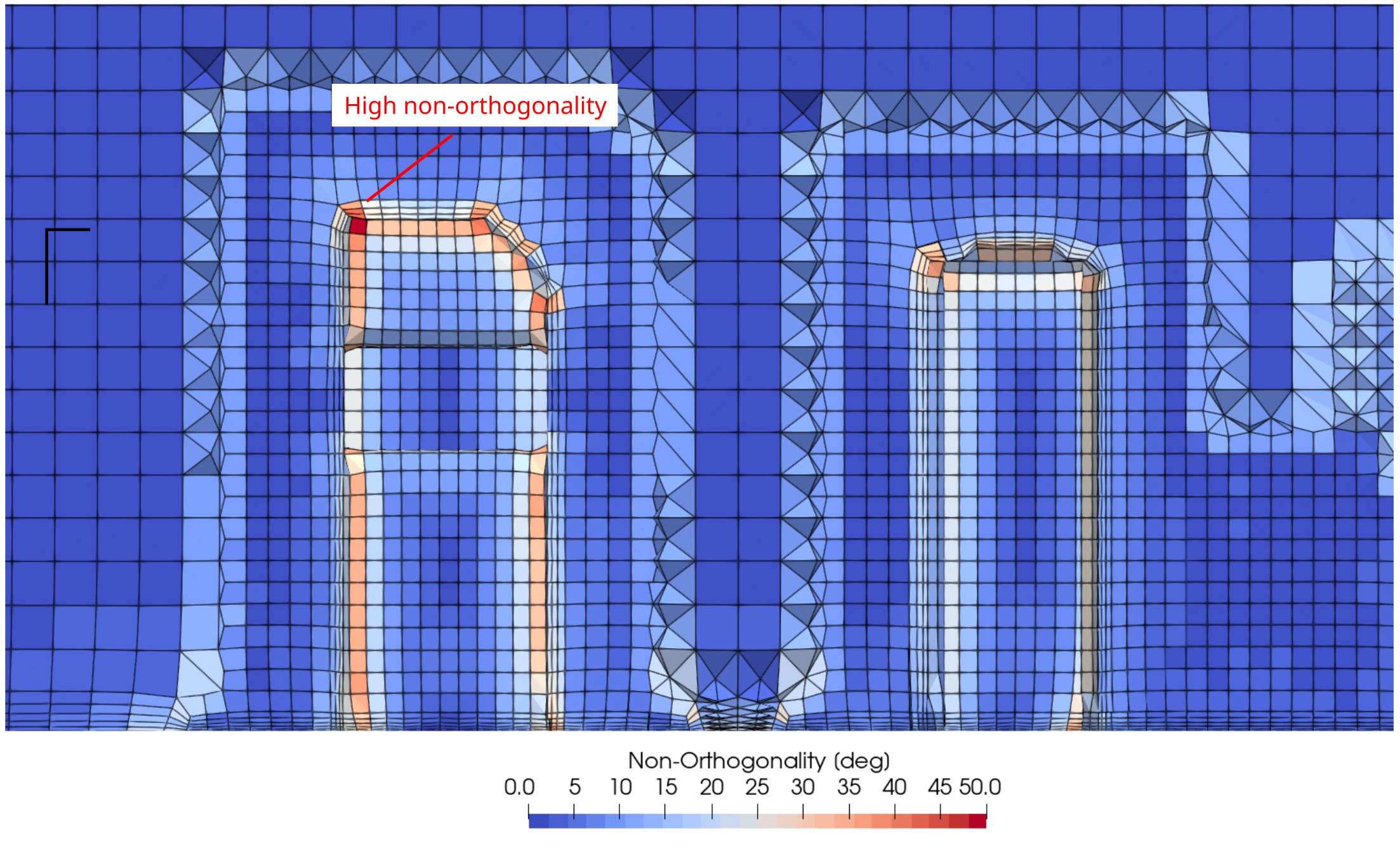 Building mesh with inflation layers