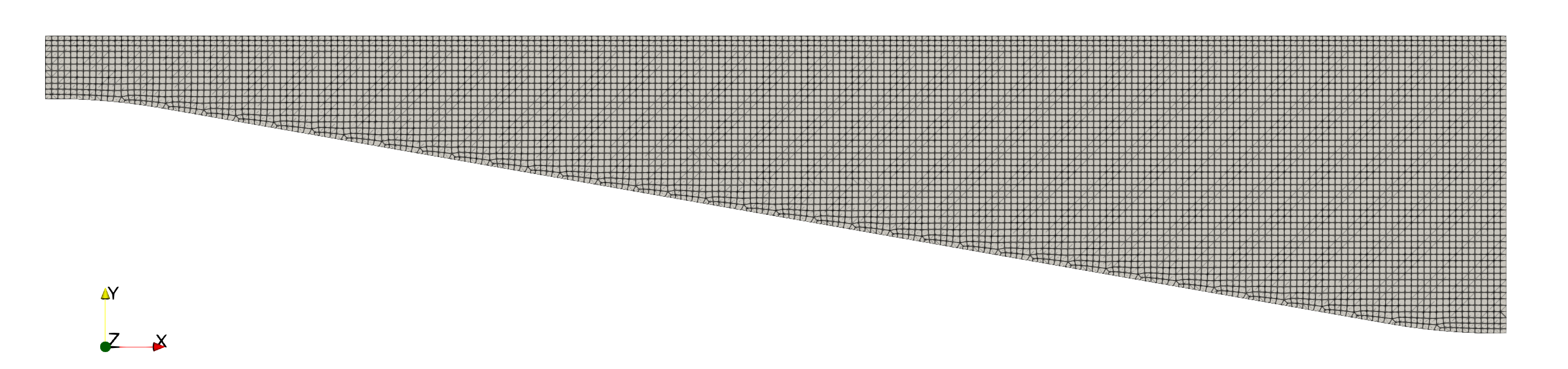 Diffuser coarse mesh