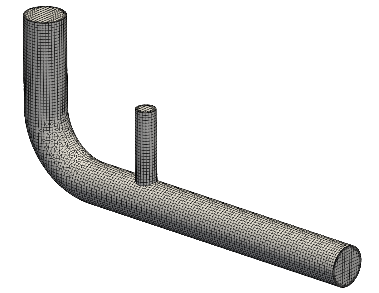 Exhaust gas recirculation coarse mesh