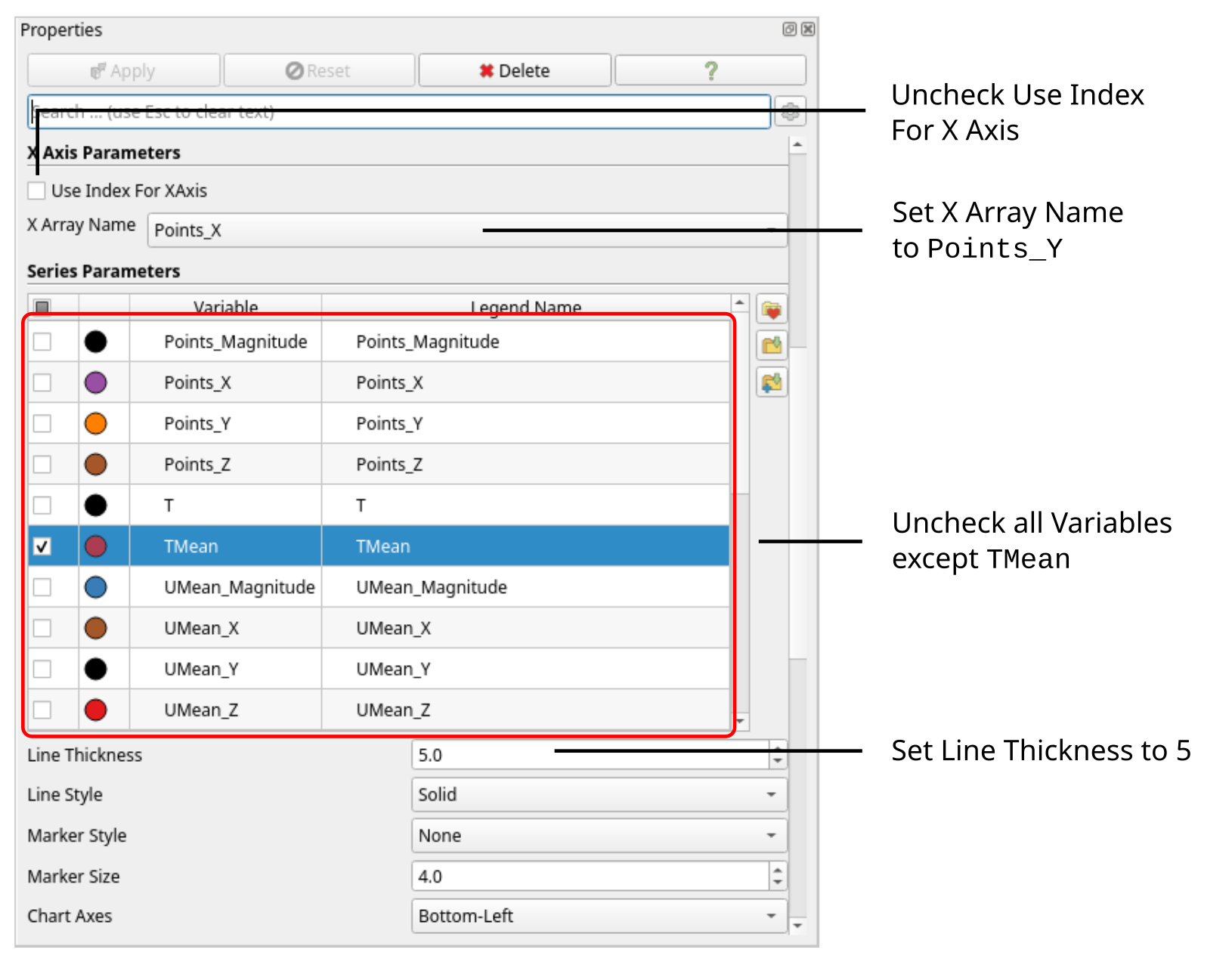 Exhaust gas recirculation system paraview plot over line menu